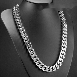  SC0011 Stainless Steel Basic Link Chain Necklace Men Women  10 Meters per Bag 
